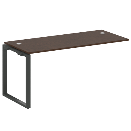 Проходной наборный элемент рабочей станции Metal System Style БО.ПРС-СП-1.4 1600x720x750 (Венге Цаво/Антрацит металл)