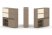 Тумба двойная + высокая надставка ES.NB.2V-23 (1500х410х1520) (Латте/Тиквуд Светлый)