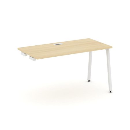 Стол-приставка к опорным элементам SN-4A.OPRS-014 (1580х700х750) (Акация Лорка/Металл Белый)