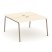 Рабочая станция 2 места ES.D.RS-2.3-LK (1380х1500х750) (Тиквуд Светлый/Металл Латте)