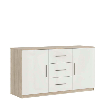 Креденция с ящиками, глянец AST33941721 (Вяз/белый)