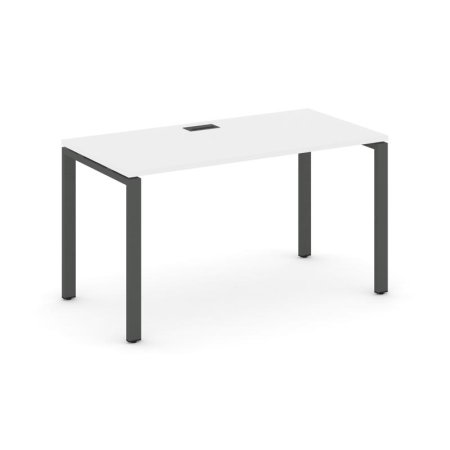Стол письменный SN-6P.SP-021 (980х800х750) (Белый/Металл Антрацит)