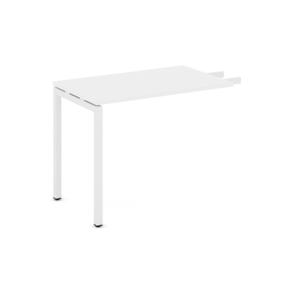 Брифинг-приставка SN-4P.BR-003 (980х600х750) (Белый/Металл Белый)