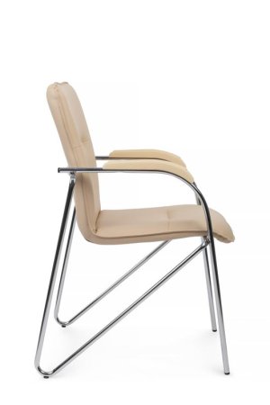 Стул Самба с пластиковыми подлокотниками SMB-03H Бежевый (Бежевый)