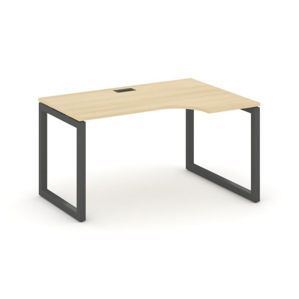 Стол рабочий эргономичный SN-5O.SPA-001(R) (1380х600/980х750) (Акация Лорка/Металл Антрацит)