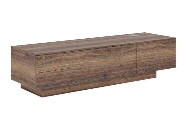 Тумба приставная удлиненная левая Era JR212SX 2000x600x480 (Грецкий орех)