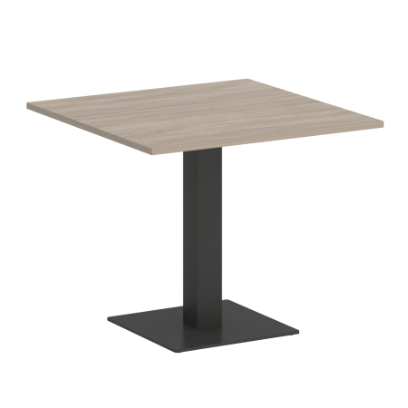 Стол квадратный VR.SP-5-90.2 900x900x750 (Дуб Аттик/Антрацит Металл)