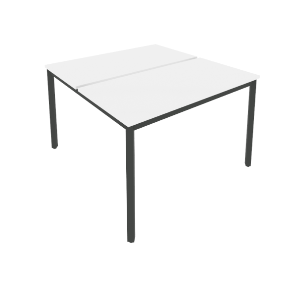 Рабочая станция на металлокаркасе Slim С.СП-4.2 1180x1235x750 (Белый/Антрацит металл)