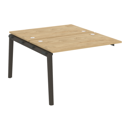 Наборный элемент рабочей станции на деревянных опорах Onix Wood OW.2.NRS-2.7 1180x1475x750 (Тиквуд Светлый/Дуб Темный)