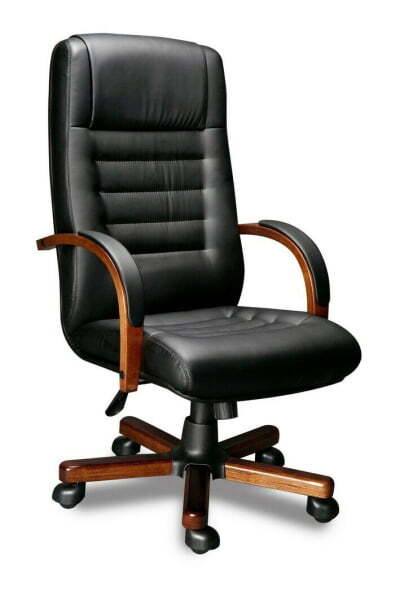 Кресло MYRA A LAGUNA кожа (Черный)