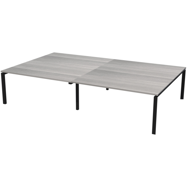 Стол на металлокаркасе Аргентум-МП НТМП.П-140.11.2 2800x1100x750 (Лиственница/Антрацит)