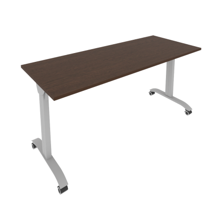 Стол складной мобильный Mobile system СМ-6 1600x650x757 (Венге Цаво/Серый металл)