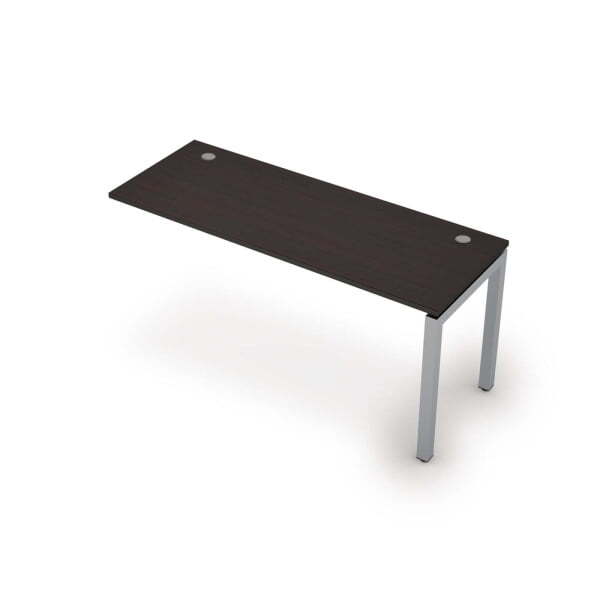 6МБК.5164 Линейная бенч-система, конечный модуль (1600x600x750) (Венге/Алюминий матовый)