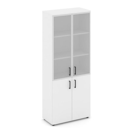 Шкаф высокий широкий SN.STS-103 (796х400х1982) (Белый/Сатин)