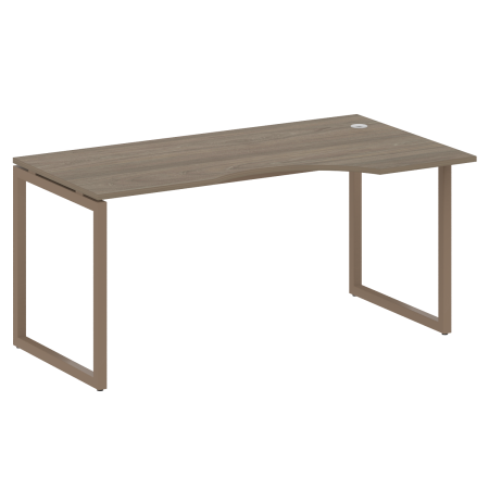 Стол криволинейный левый Metal System Style БО.СА-1 Пр 1600x900x750 (Акация/Антрацит металл)