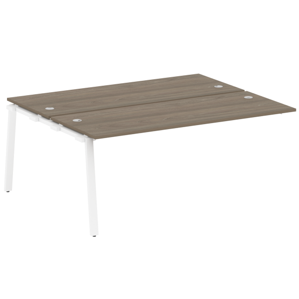 Проходной наборный элемент рабочей станции Metal System Style БА.ПРС-СП-2.5 1800x1475x750 (Вяз/Белый металл)