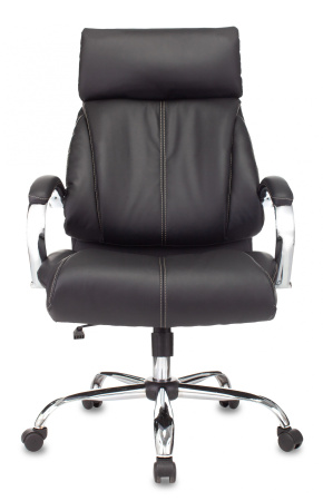 Кресло руководителя T-9904NSL черный эко.кожа крестов. металл хром (Черный)
