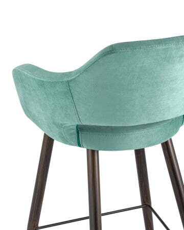 Стул барный Саймон велюр морской (Стул барный Саймон морской)