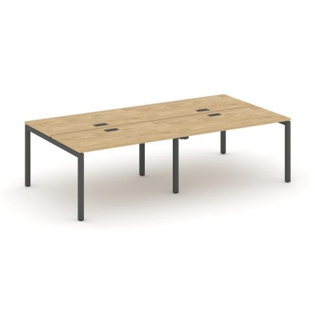 Рабочая станция 2-х сторонняя SN-5P.DRS-041 (1960х1432х750) (Тиквуд Светлый/Металл Антрацит)