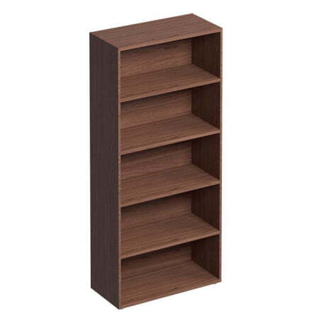 Шкаф высокий открытый ISixty A200GG/90 900x450x2000 (Кожа коричневая)