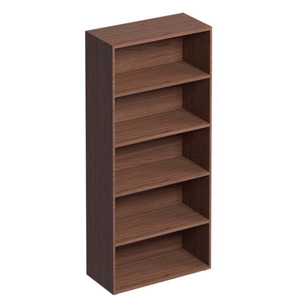 Шкаф высокий открытый ISixty A200GG/90 900x450x2000 (Кожа коричневая)