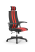 Кресло для руководителя Метта Sit 10 B2-187U - Extra /Kb40/Wh40/U0mL-b/H3mL-G-2D(M09.B02.G15.W01) (Красный | Черный)