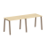 Рабочая станция на 2 рабочих места на А-образном м/к Metal System Style БА.СМ-2.1 2000x720x750 (Дуб наварра/Серый металл)