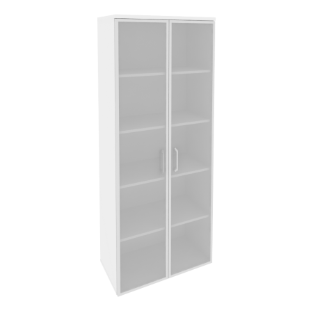 Шкаф высокий широкий Onix O.ST-1.10R 800x420x1977 (Белый Бриллиант)