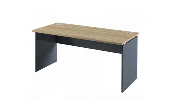 Стол письменный с заглушками Инновация I-26 1650х750х750 (Дуб сонома/Антрацит)