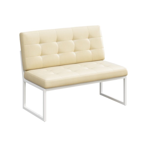 Диван двухместный NLT.D-2 (Oregon 11/Металл Белый)