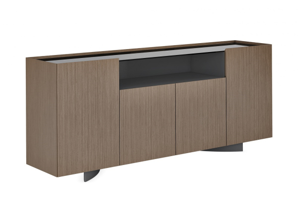 Греденция FOSTER (1800х400х760) (Шпон Серебряная жемчужина TA21)