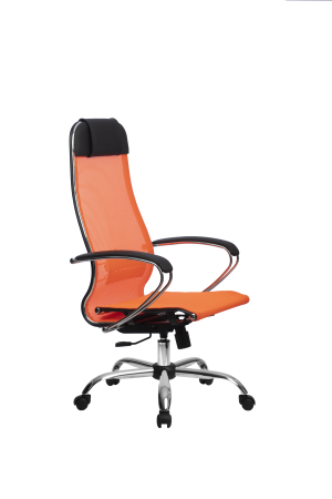 Кресло для руководителя Метта МЕТТА-12(MPRU)/подл.131/осн.003 (Оранжевый)