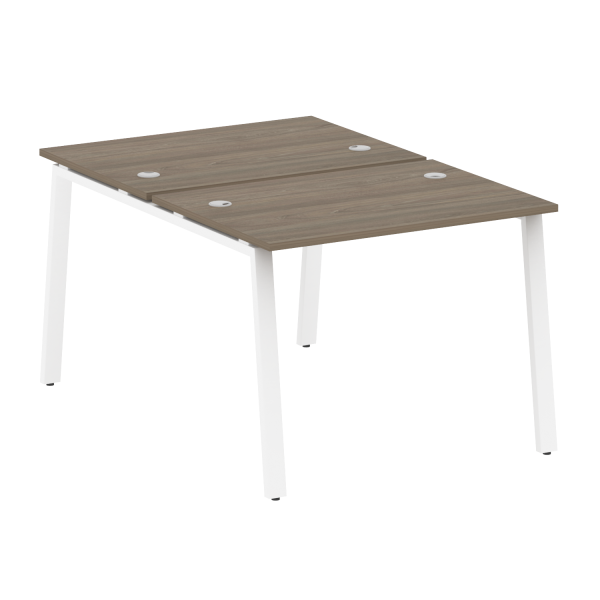 Рабочая станция Metal System Style БА.РАС-СП-2.1 1000x1475x750 (Вяз/Белый металл)