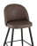 Стул барный Лион коричневая экокожа (Стул барный Лион коричневый)