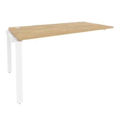 Наборный элемент рабочей станции на П-образном м/к Onix O.MP-1.NRS-4.8 1580x800x750 (Тиквуд Светлый/Белый Металл)