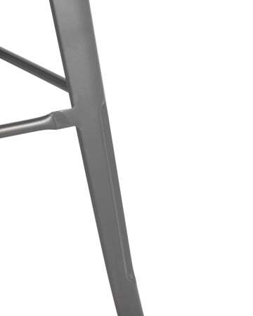 Стул барный TOLIX серебристый матовый (Стул барный Tolix серебристый, матовый)