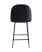 Стул полубарный Логан велюр черный (Стул полубарный Логан черный)
