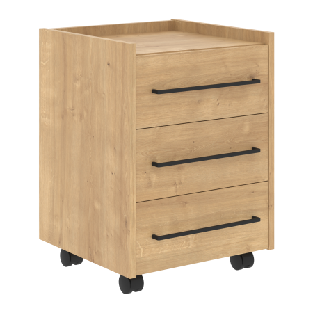 Тумба мобильная LOFTIS LMC-3D 461х445х636 (Дуб Бофорд)