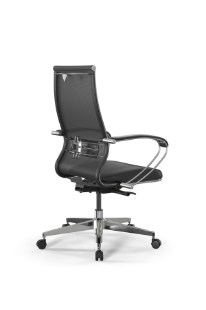 Кресло для руководителя Метта SynchroSit 10 B2-163K - T+Extra /Km00/Wm12/K1cL(M24.B22.G18.W02) (Серый | Черный)