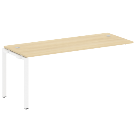 Проходной наборный элемент рабочей станции Metal System Style БП.ПРС-СП-1.5 1800x720x750 (Акация/Белый металл)