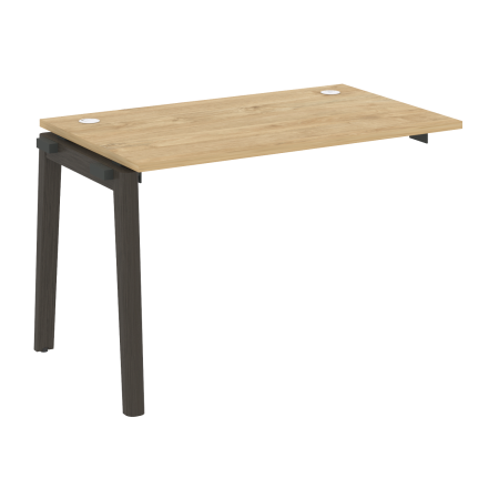 Наборный элемент рабочей станции на деревянных опорах Onix Wood OW.1.NRS-2.7 1180x720x750 (Тиквуд Светлый/Дуб Темный)
