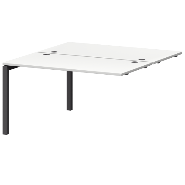 Модуль двойной универсальный на металлокаркасе Смарт СМС2-П-12К.149Э.Пр50 1200x1496x750 (Белый/Антрацит)