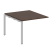 Проходной наборный элемент переговорного стола Metal System Style БП.ППРГ-1 1000x1235x750 (Дуб Наварра/Серый металл)