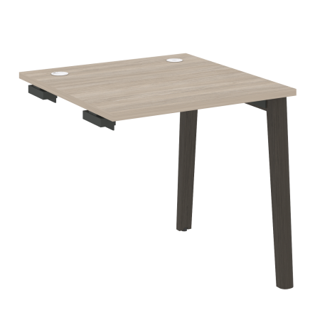 Стол-приставка к опорным элементам на деревянных опорах Onix Wood OW.SPR-0.8 780x800x750 (Дуб Аттик/Дуб Темный)