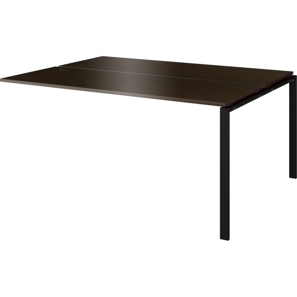 Модуль двойной на 2 рабочих места Арго-М АМБЭ-002.60 1200x1236x760 (Дуб венге/Антрацит)