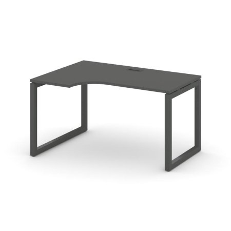 Стол рабочий эргономичный SN-5O.SPA-001(L) (1380х600/980х750) (Антрацит/Металл Антрацит)