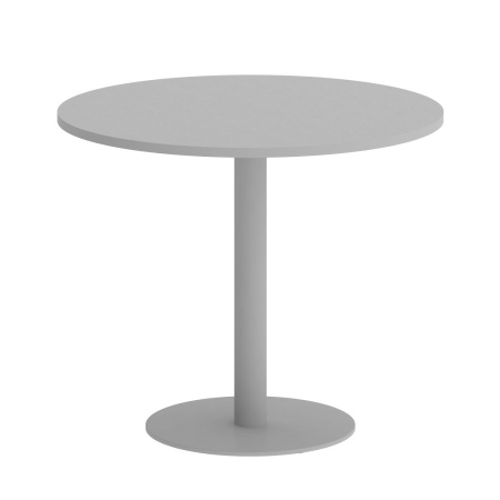 Стол круглый VR.SP-5-90.1 900x900x750 (Серый/Серый Металл)