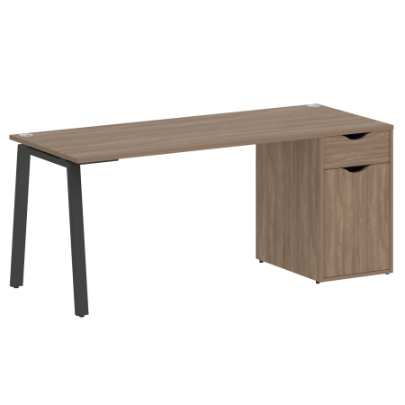 Стол письменный VR.SP-3-178.1.A 1780x720x750 (Дуб Аризона/Антрацит Металл)