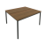 Рабочая станция на металлокаркасе Slim С.СП-5.2 1380x1235x750 (Серый/Антрацит металл)