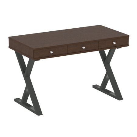 Компьютерный стол VR.SP-1-118M 1180x600x750 (Венге Цаво/Антрацит Металл)